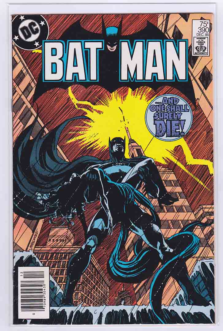 #Batman #390 (1985) #TomMandrake Cover Art and Pencils, #DougMoench Story 'Women Dark and Dangerous' At the abandoned Gotham Observatory, Batman and #Nocturna share a passionate kiss... rarecomicbooks.fashionablewebs.com/Batman%20Comic… #KeyComicBooks #DCComics #DCU #DCUniverse #KeyIssue #NerdyGifts