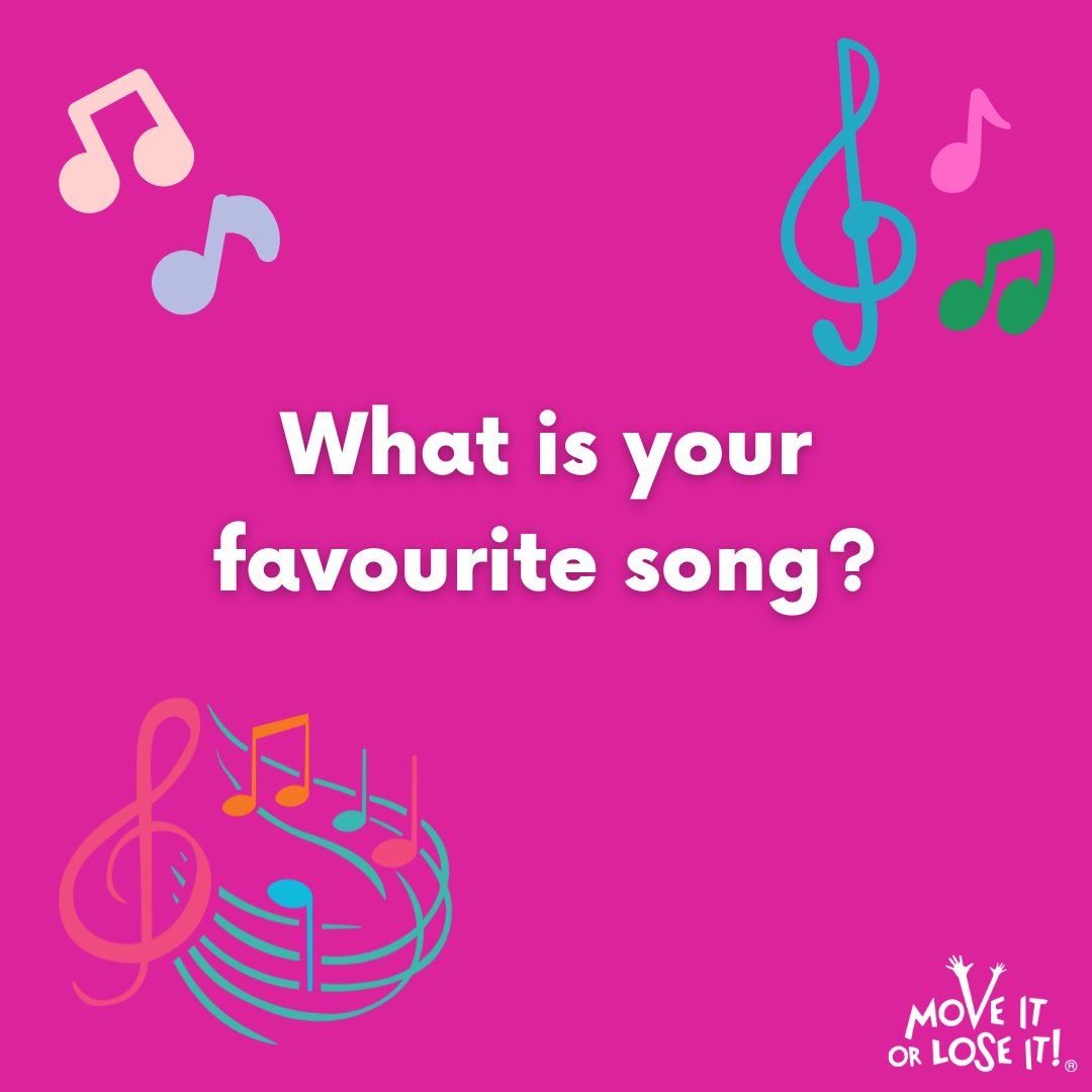 We would love to know your favourite song, whether it gets you up and dancing, reminds you of a happy memory or just makes you feel happy. Let us know in the comments.🎵🎶 #Moveitorloseit #Music #HappyAgeing