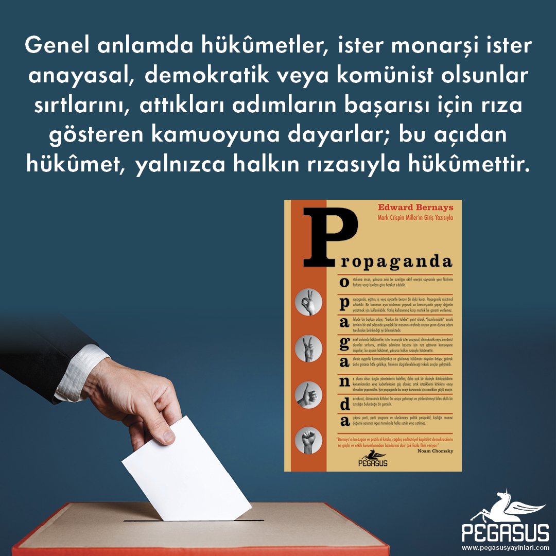 Hükûmetin ve ticaret dünyasının kitleleri yönlendirmek için propagandayı nasıl kullandığını araştıran ilk kitap. Propaganda, Edward Bernays Siyasi düşünce ve halkla ilişkiler tarihinde çığır açtığı kadar tartışmalı bir şahsiyet de olan Edward Bernays, “rıza mühendisliği” olarak…