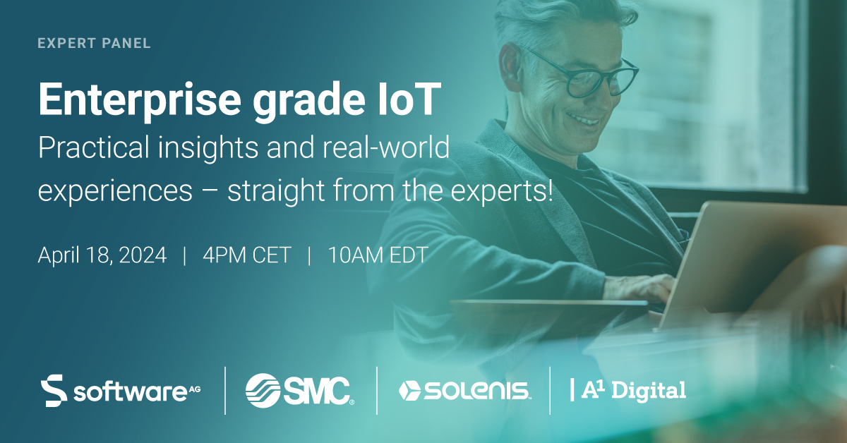 Join us for the final installment of our enterprise grade #IoT webinar series, where we will bring together industry experts to explore the intricacies of building &amp; deploying enterprise-grade IoT solutions in an interactive panel discussion! Register now: bit.ly/3Pyjs6u