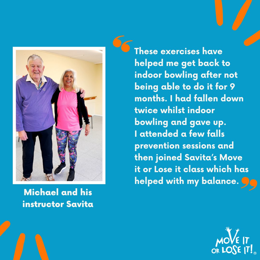 We love receiving feedback from class members about how attending their local #MoveitorLoseit class has helped them reconnect with hobbies they love. Click here to find your local class: 👇moveitorloseit.co.uk/exercise-class… #ActiveAgeing @betterageing @EMDForLife