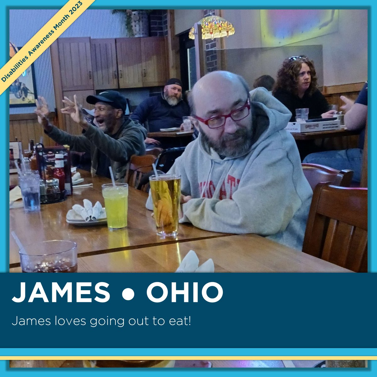 Benchmark_HS's tweet image. March is National Disabilities Awareness Month! Throughout March, the individuals we serve will share their interests and hobbies with all of you as we celebrate #NDAM! #NDAM2024 #NationalDisabilitiesAwarenessMonth2024