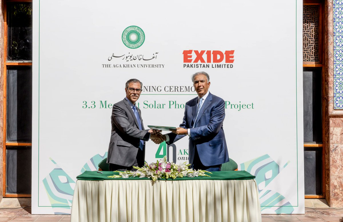 As part of AKDN's commitment to net zero by 2030, @akuglobal is installing its largest solar photovoltaic project to date​ on its Karachi campus. The new 3.3 MW project will be installed at the Karachi campus over the next year and is expected to save 1,900 tonnes of CO2e every
