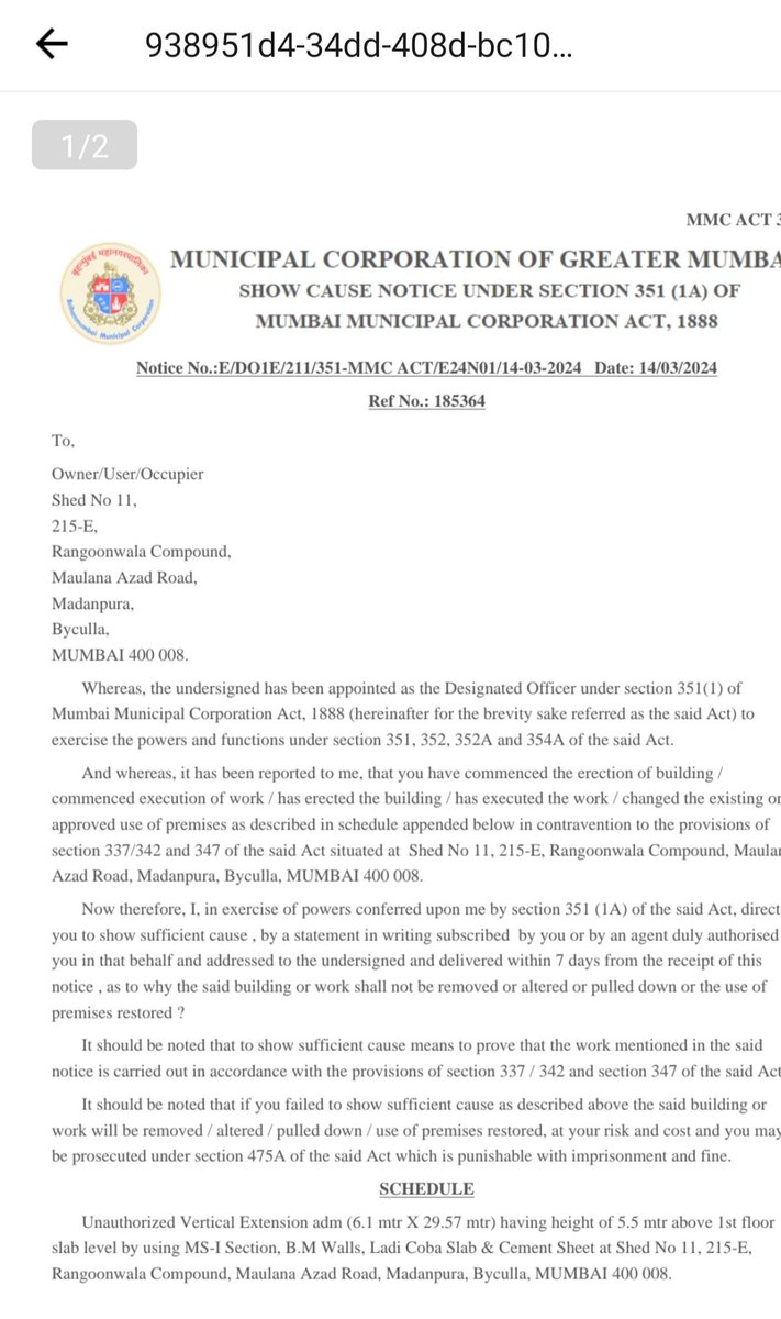 AZim Qureshi (@azimquresh64456) on Twitter photo E ward. Shop no 11.215 E. KK ART compound. Unauthorized construction is carrying out ground floor structure is 3200 sq foot. Now is becoming ground plus 2.JE JAGDALE issue notice but no Action till now. <a href="/Eward/">Eric Ward</a> <a href="/mybmc/">माझी Mumbai, आपली BMC</a> <a href="/CMOMaharashtra/">CMO Maharashtra</a> E ward. Shop no 11.215 E. KK ART compound. Unauthorized construction is carrying out ground floor structure is 3200 sq foot. Now is becoming ground plus 2.JE JAGDALE issue notice but no Action till now. <a href="/Eward/">Eric Ward</a> <a href="/mybmc/">माझी Mumbai, आपली BMC</a> <a href="/CMOMaharashtra/">CMO Maharashtra</a>