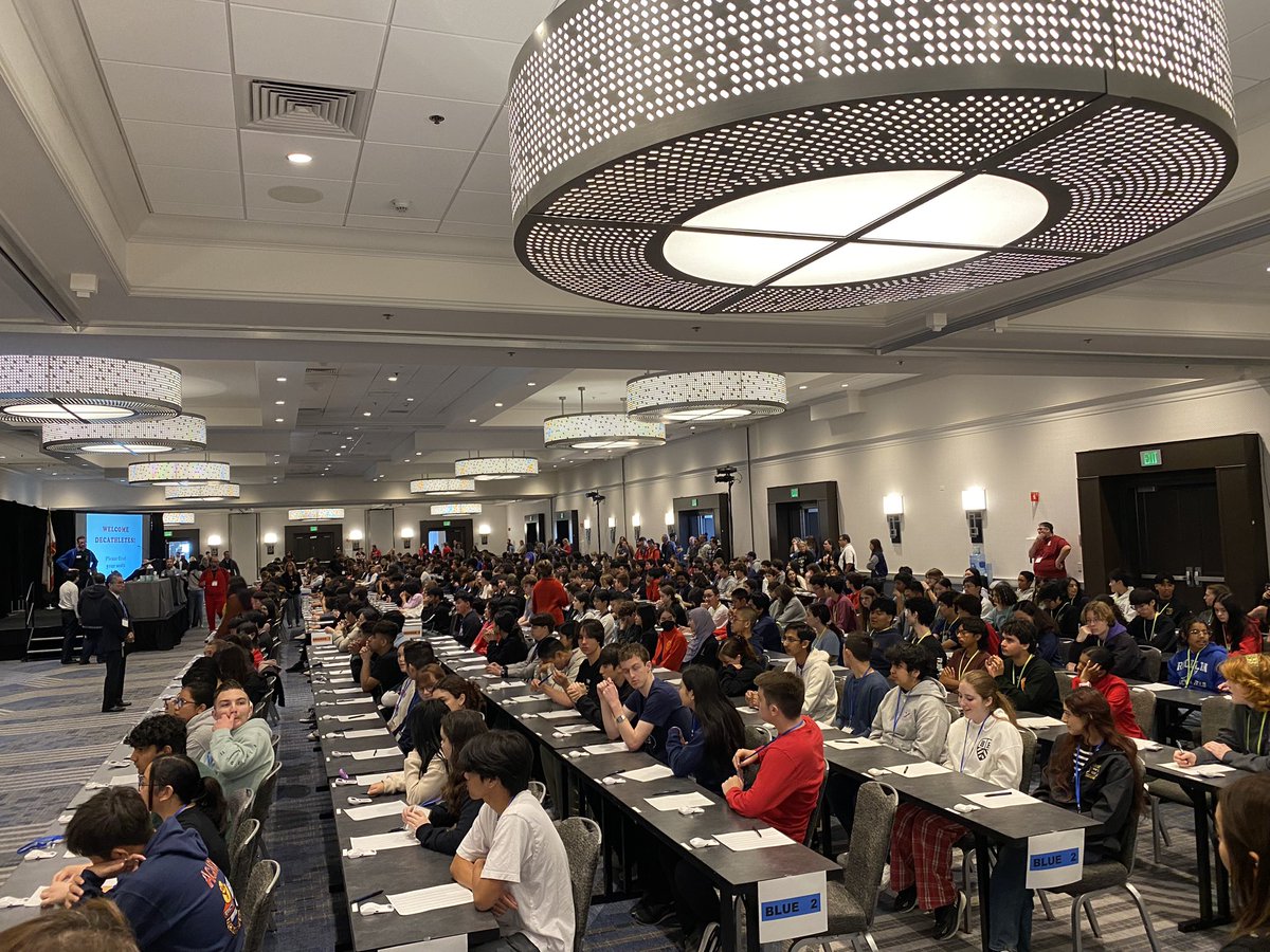 Subject Exams Day. Good luck to the <a href="/ElRanchoHS/">El Rancho HS</a> Academic Decathlon team. <a href="/SFrancismath/">Steven Francis</a>