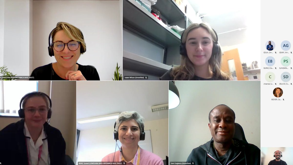 Happy Friday! Good end to the week with a group on our virtual QI Compact Training! Did you know we offer this training face-to-face as well?

Please contact us at lg.qi@nhs.net to sign up or find out about our training offerings #QITwitter #improvingtogether
<a href="/SulanGingell/">Sulan</a>