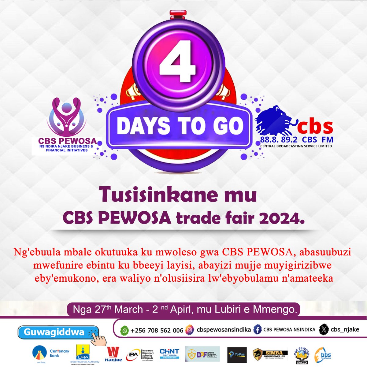 cbs_njake's tweet photo. Tubuzaayo ennaku nnya zokka era mwenna abatanaba kwewandisa ebifo biggwawo lwa buwoomii! https://t.co/jwePkpWJmG