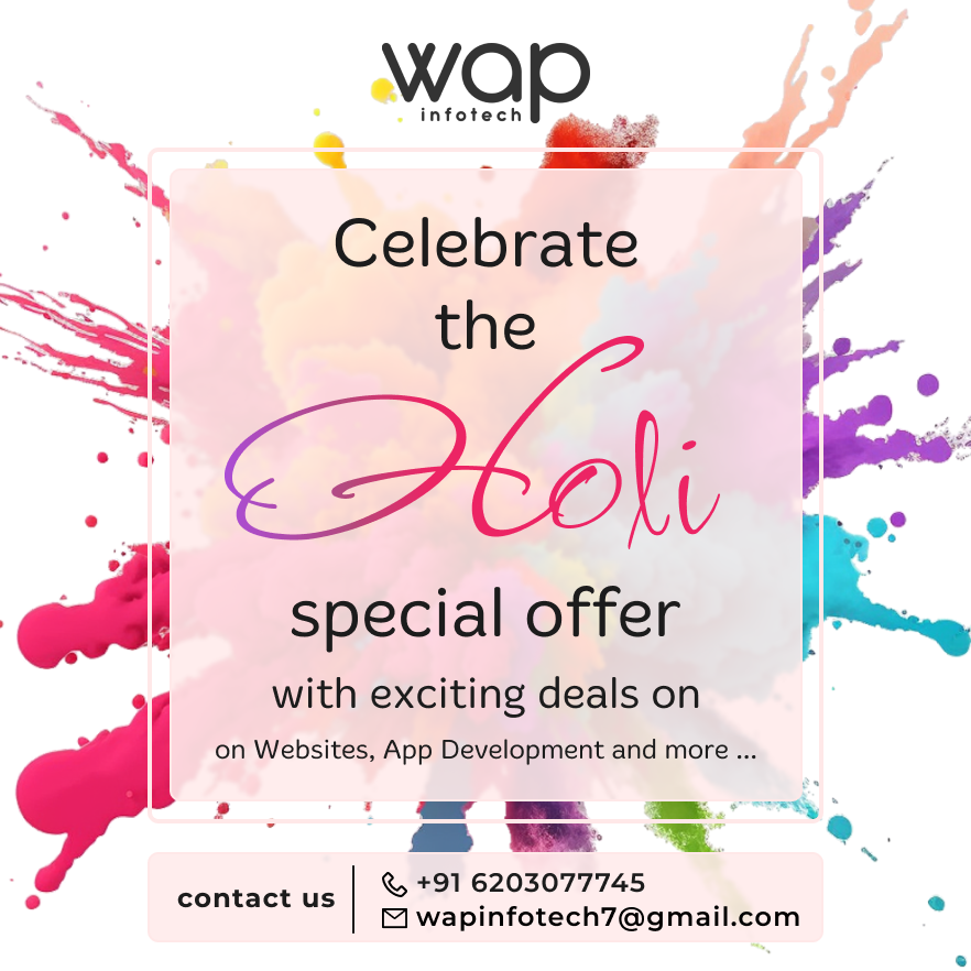 wapinfotech's tweet photo. 🎨🌈 Brighten Your World: Celebrate Holi with Colorful Joy and Radiance! 🎉✨ https://t.co/2lHTKc4ZKS