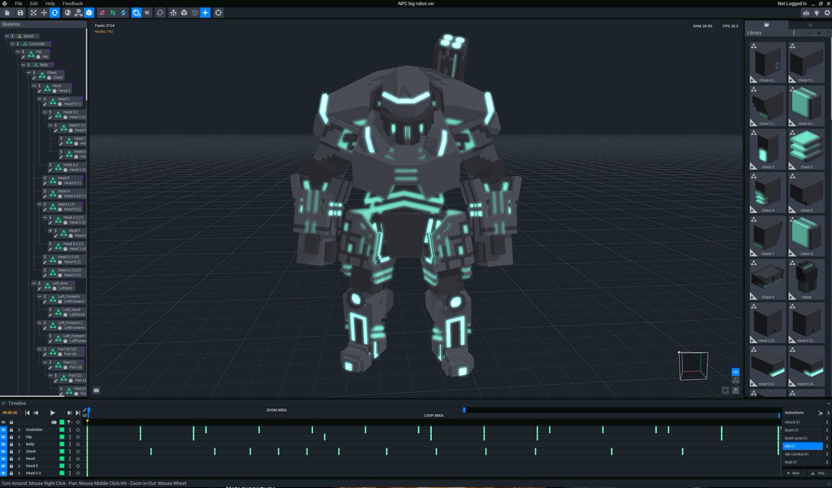 MetaguildStudio's tweet photo. This robot looks great at every stage of creation 👏🏼🔝

@VoxEdit
@TheSandboxGame
@TSBCreators
@borgetsebastien

#CoreGuardians
#voxel #voxelart #voxedit #thesandbox #metaverse #web3gaming https://t.co/9oQN1dVCqt