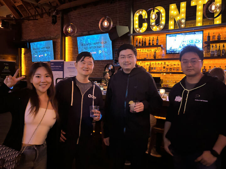 ava_protocol's tweet image. 🚀We had an absolute blast hosting the #AI &amp;amp; #web3 networking event at #NvidiaGTC2024 where we engaged &amp;amp; exchanged ideas with leaders like @jasonklau from @okx!

Thanks to our partners @phalanetwork &amp;amp; @IOSGVC for co-hosting!

🥂Here&apos;s to more insightful gatherings in the future!