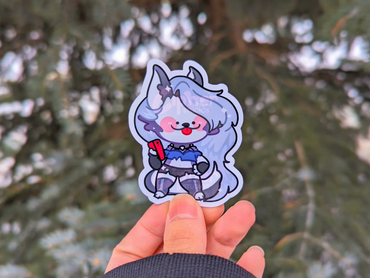 robinyoten's tweet photo. helluva boss stickers now available online wahoo! 🐸

#helluvaboss #sticker https://t.co/fXWn0pgiHM