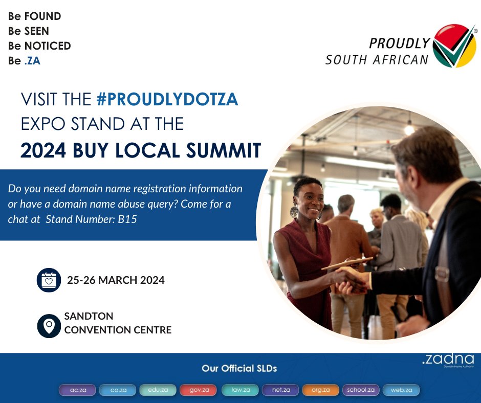 #ProudlyDotZA team will be at <a href="/ProudlySA/">Proudly South African</a>'s #BuyLocalExpo