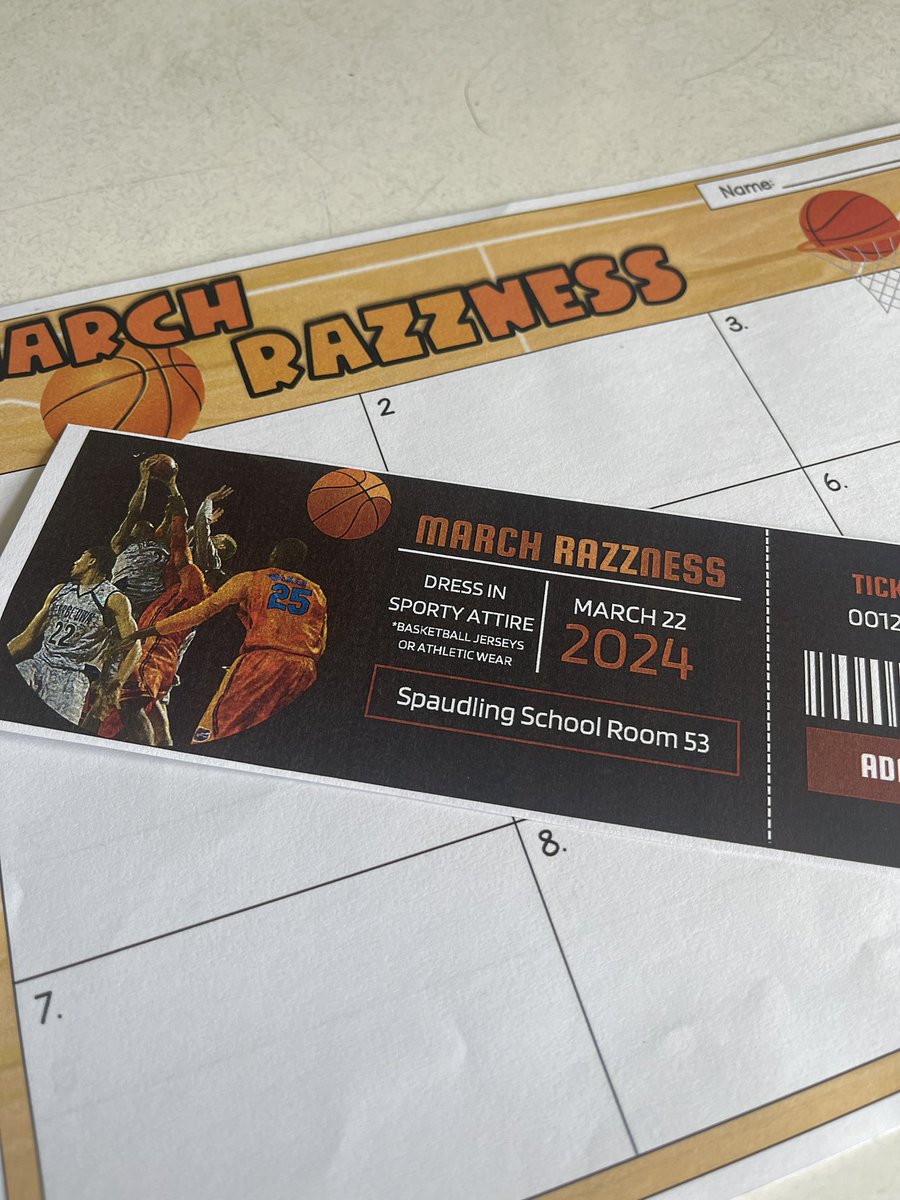MrsRasmussen27's tweet photo. March Razzness starts now! 🏀⛹🏼‍♀️⛹🏾 https://t.co/2PGl3IxUXd