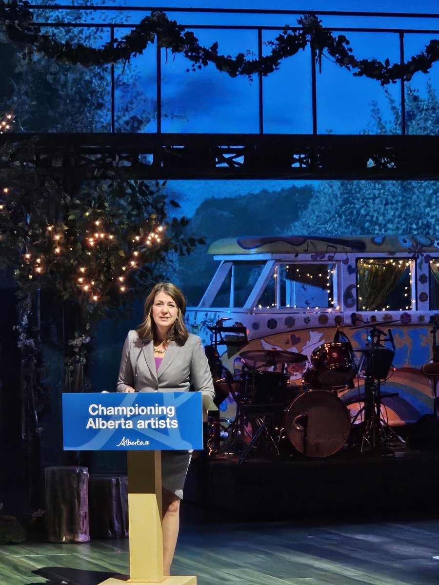 werklundcentre's tweet photo. @ABDanielleSmith announces a groundbreaking $103 million over 7 years in funding for the Arts Commons Transformation (ACT) and Olympic Plaza Transformation (OPT) project. @YourAlberta https://t.co/tlGJq3jERk