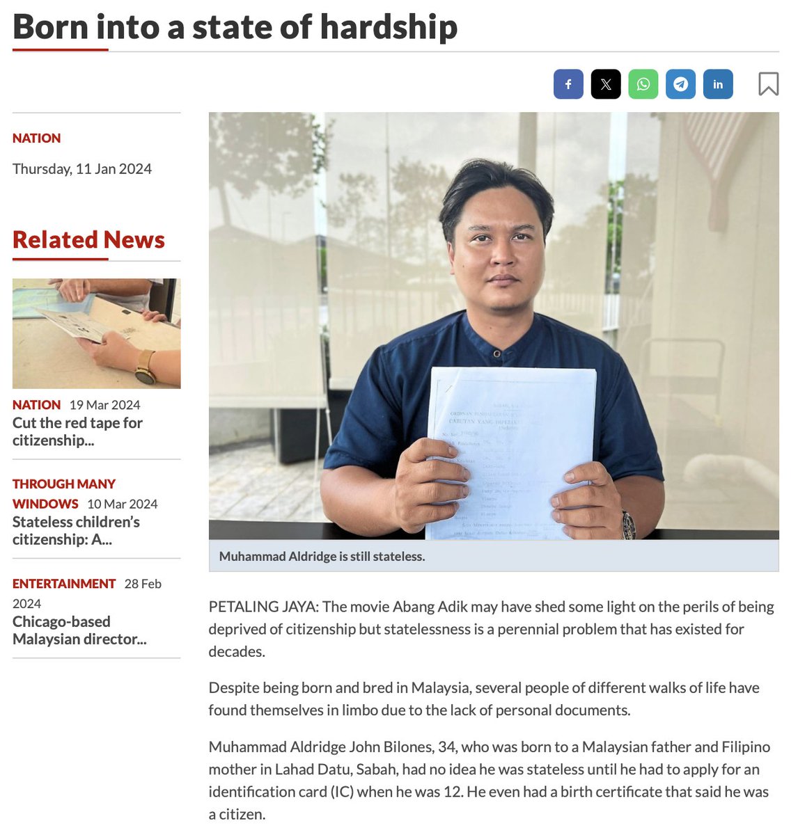 The fight is not over. The Government still intends to strip the right of the children of PRs (red IC holders) born in Malaysia to automatic citizenship (a right that has existed since Merdeka). These pictures show the kinds of people whose children will be affected: