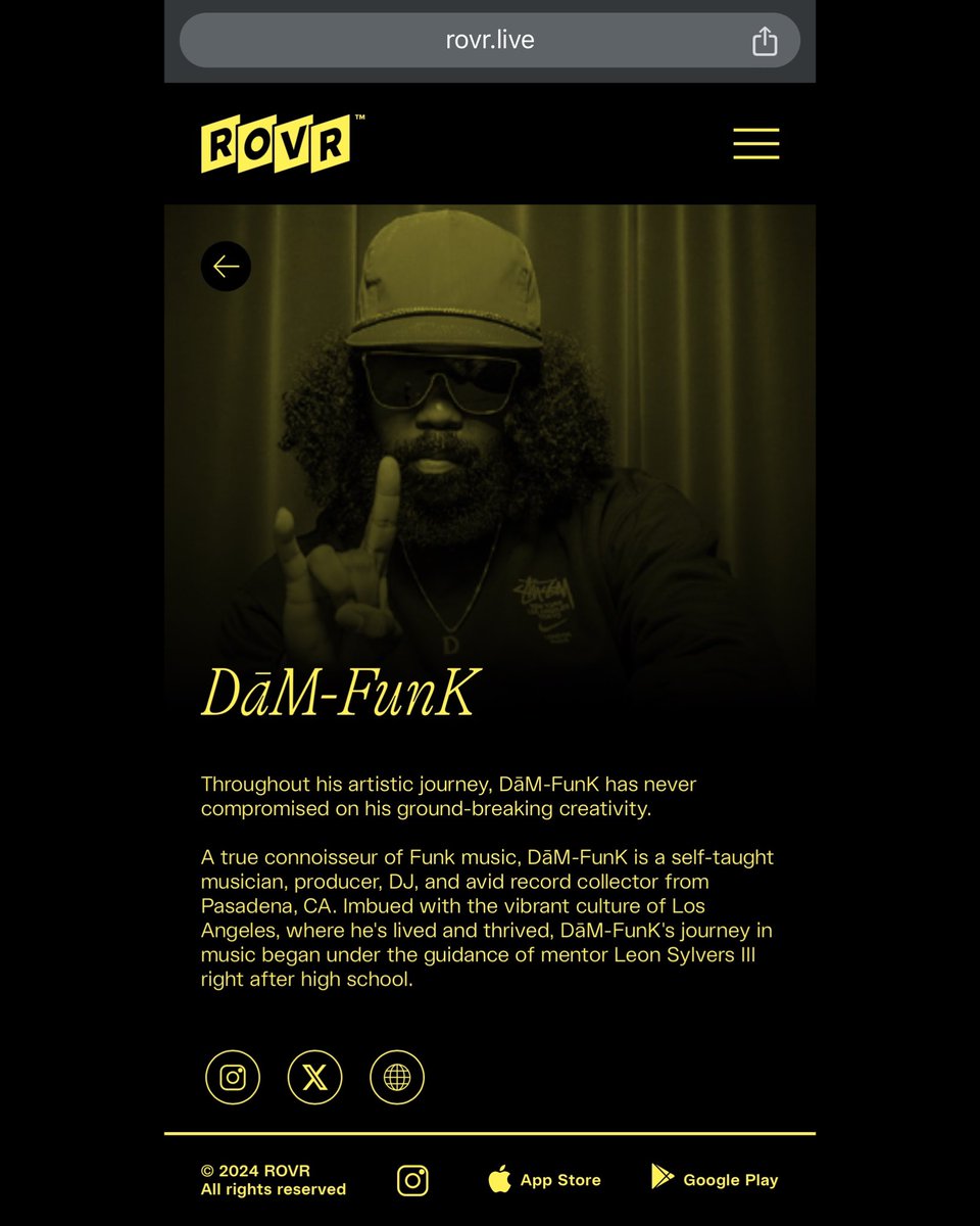 DaMFunK's tweet photo. [Bonus]

As I continue 2 focus on @Glydezone via
‘my own’ #music creations 4 U; I’ve also  
decided 2 continue exercising my knack 
 4 sharing music by other artists. This’ll
be done thru the new radio app: #ROVR 
which is avail on📱or 🖥️. #Enjoy. | DF

🔗 https://t.co/8NFbnX0V9K https://t.co/6no7ftnZ3a