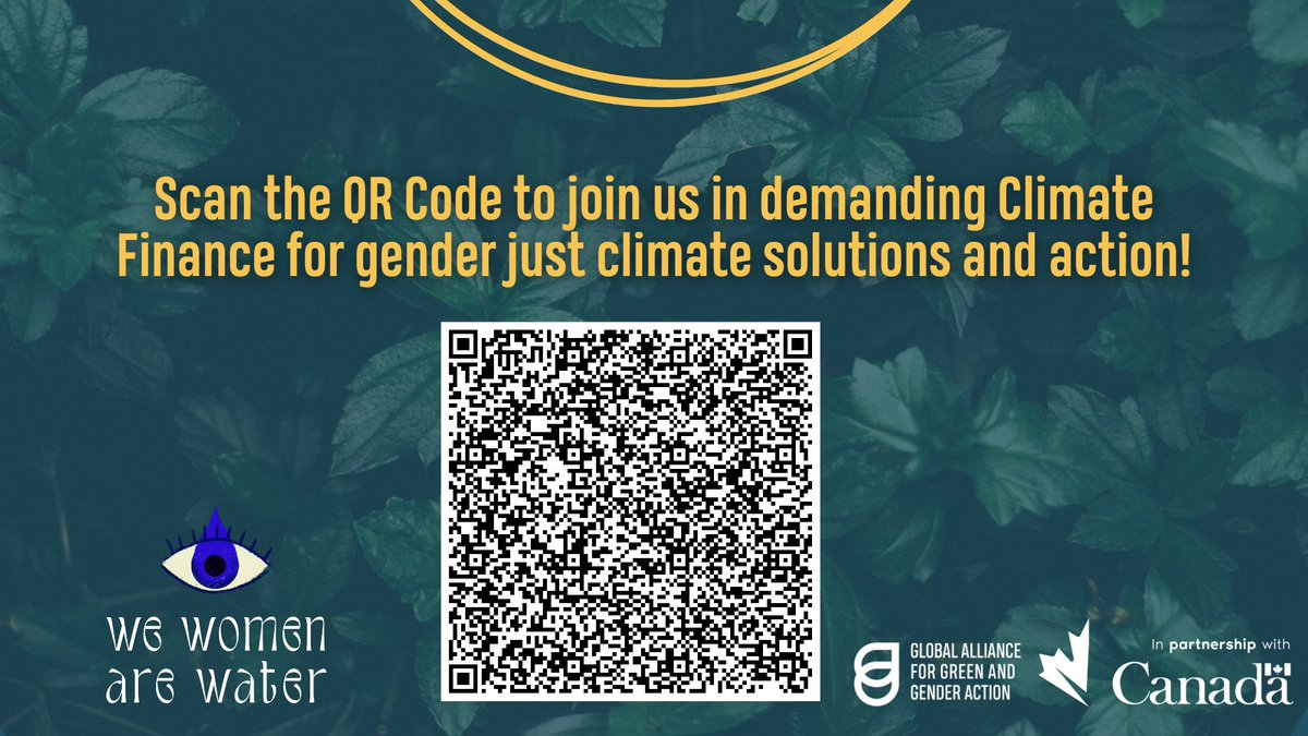 The #WeWomenAreWater campaign for #CSW68 ends but our fight for gender just climate solutions & finance continues.We must direct resources to solutions led by women, girls, trans, intersex, & non-binary people NOW. Thank you to everyone who joined. Stay tuned for more actions!✊🏾