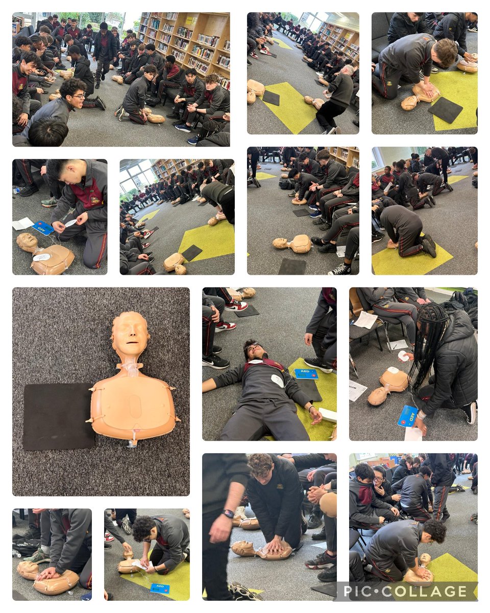 Our TY students completed a CPR course this week ♥️ learning an invaluable skill that can save lives! #CPR #WeAreSalle #TY