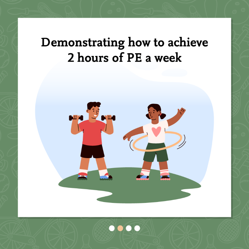 educationgovuk's tweet photo. We’re introducing new non-statutory guidance on PE to ensure girls and boys from all backgrounds have equal access to sport and can enjoy PE for 2 hours a week 🏅🏐🎾🏀🏏

Read more in the guidance ⬇️
https://t.co/dKcbl4as98