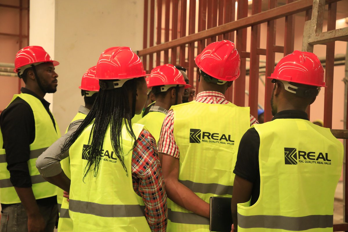 #Day2: BTech students in Wood Technology accompanied by the principal <a href="/NasasiraRich/">Richard Nasasira</a> finalized their field study by visiting AMAHORO stadium construction project to enhance practical skills related to Wood Interior Design that is being implemented by the Real Contractors Company.