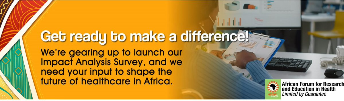 Get ready to make a difference! We're gearing up to launch our Impact Analysis #Survey, and we need your input to shape the future of healthcare in Africa. Keep an eye out for the survey launch on our website soon, and let's work together to create positive change not only in