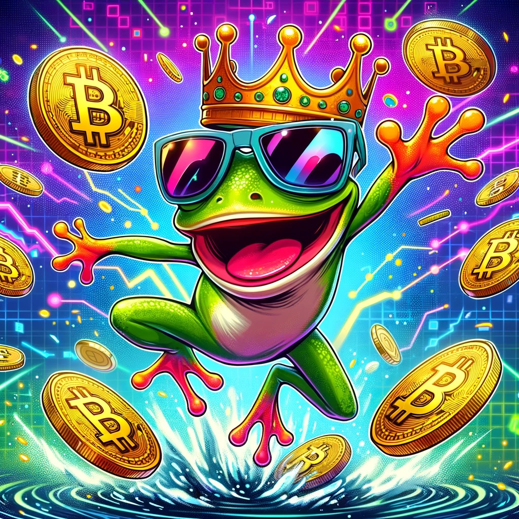 Funkyfrogcoin's tweet photo. "Leap into the future with FROG! 🐸💰 Unveil the power of $FRO, where every hop spells profit and adventure. Ready to make a splash in your portfolio? 🌟🚀 #Crypto #MemeCoin #InvestmentJourney #ToTheMoon 🌕" https://t.co/fUefXqyTh7