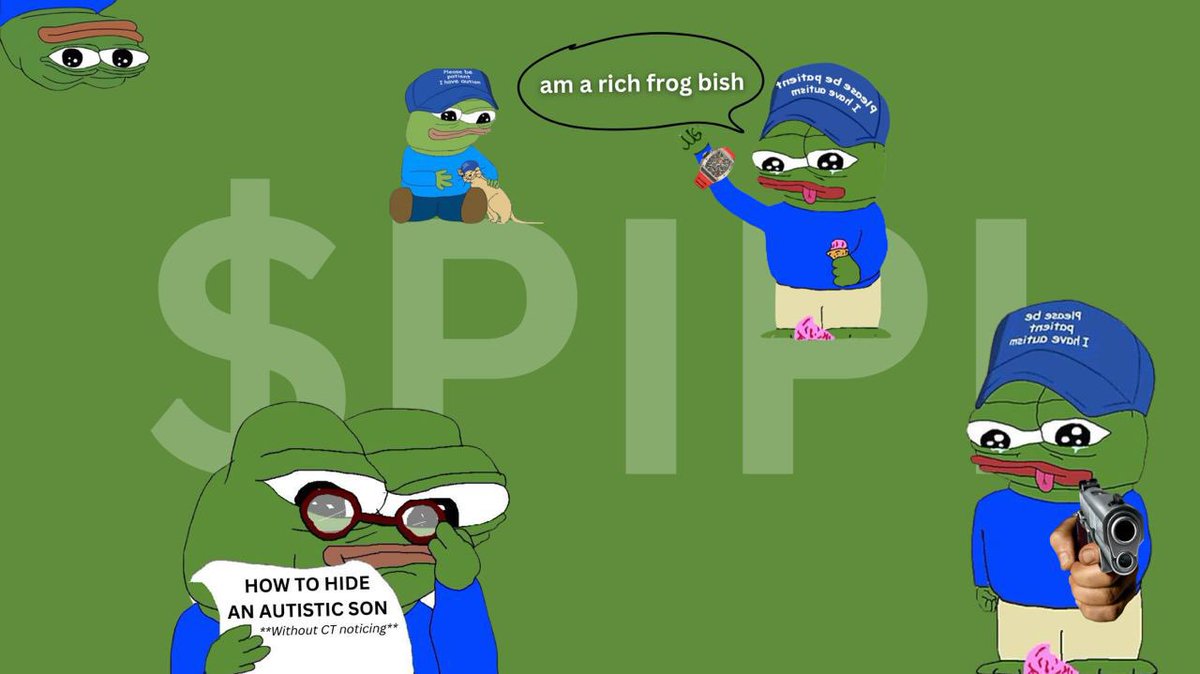 Spikeelini's tweet photo. Fade all the racist coins and get in on the next generation of Pepe with $PIPI here on $SOL. https://t.co/4WRamJO0Aq