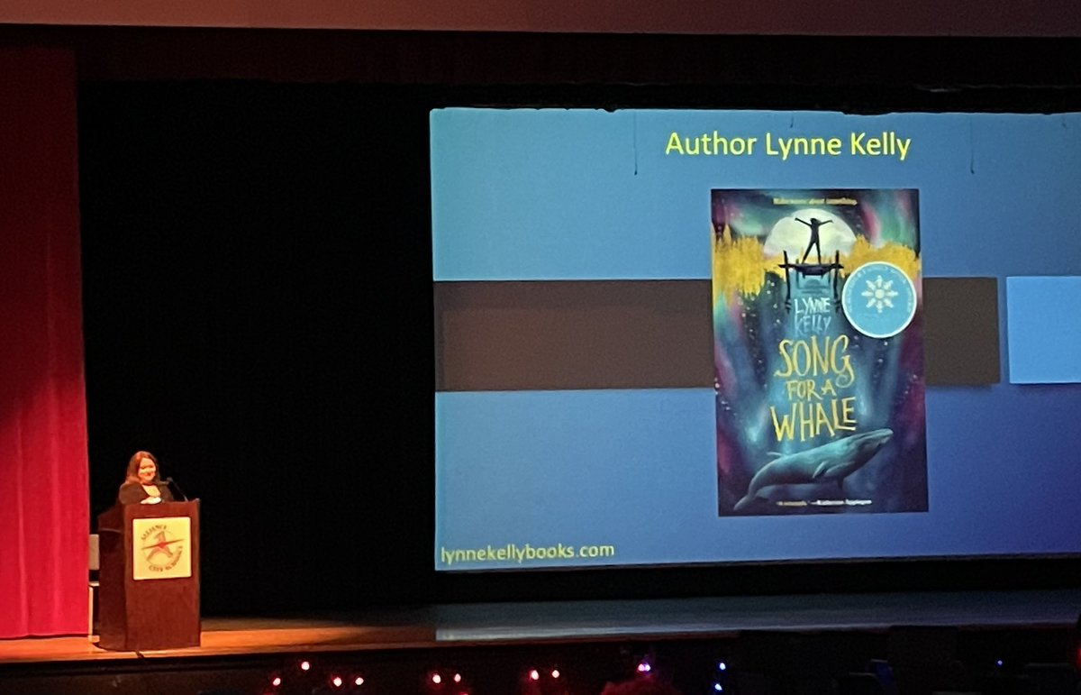 Today, area students were treated to a book talk at AHS by Lynne Kelly, author of Song for a Whale. Thank you to the One Book, One Community initiative, sponsored by the University of Mount Union, Rodman Public Library, the Greater Alliance Foundation, and The Alliance Review!