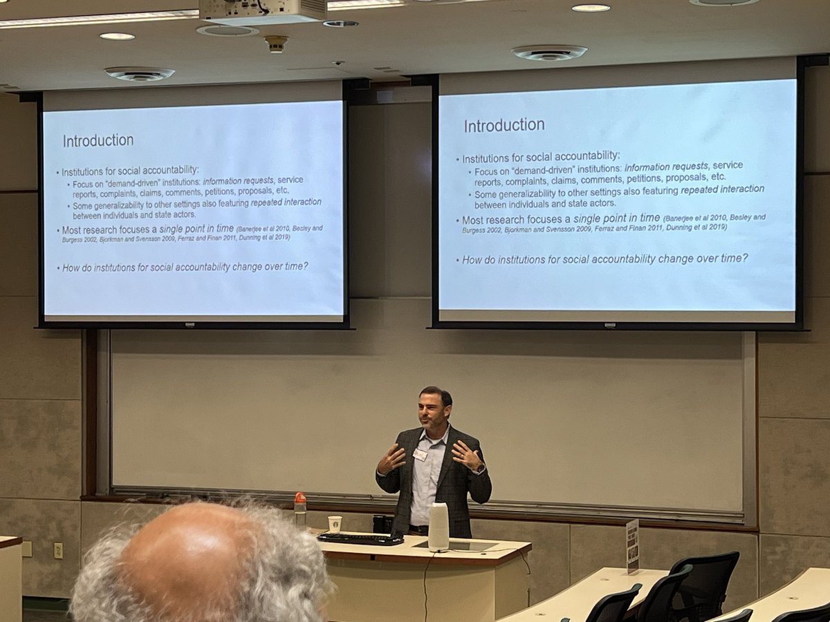EdHeadington's tweet photo. The Southern California Political Institutions and Policy Economy (#SoCalPIPE) is underway in #Claremont—hosted by the Claremont Graduate University (CGU). Dr. Brian Palmer Rubin from #USC is our leadoff hitter.
#PoliticalScience .@CGUnews .@palmer_rubin @MelissaZRogers https://t.co/ctp4SE2tZM
