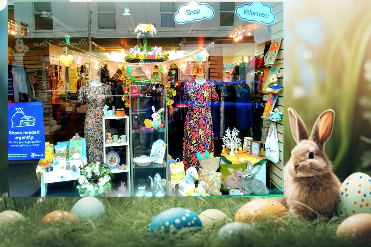 HailshamMind's tweet photo. Easter🐰🐣 has arrived in Hailsham Mind shop.

#mymindshop  #mindcharity  #mindhailsham https://t.co/3qMAmC9cB2