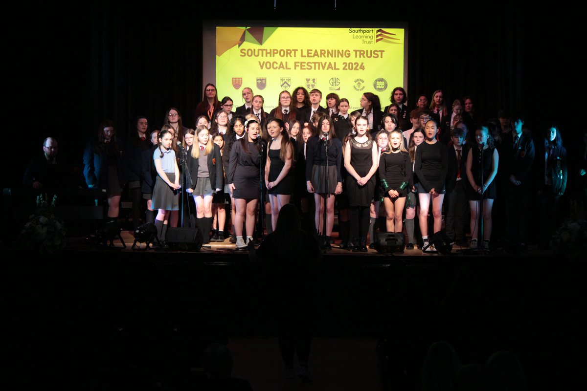 What an incredible night it was for the first Southport Learning Trust vocal festival. Thank you to @MeolsCopHS for hosting the event. It was an honour to have so many talented students all under one roof! We really do have fantastic talent throughout Southport Learning Trust.