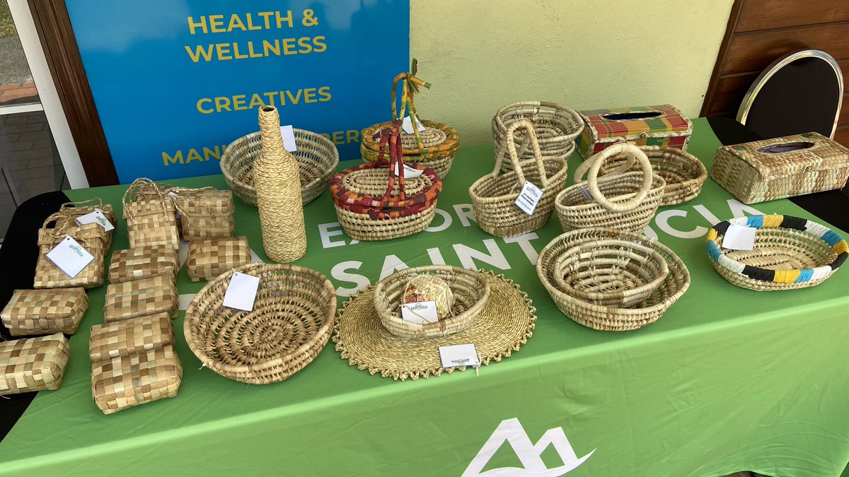 ExportStLucia's tweet photo. Take a look at some of the items on display at #TOSL. https://t.co/oWRJaFCYaI
