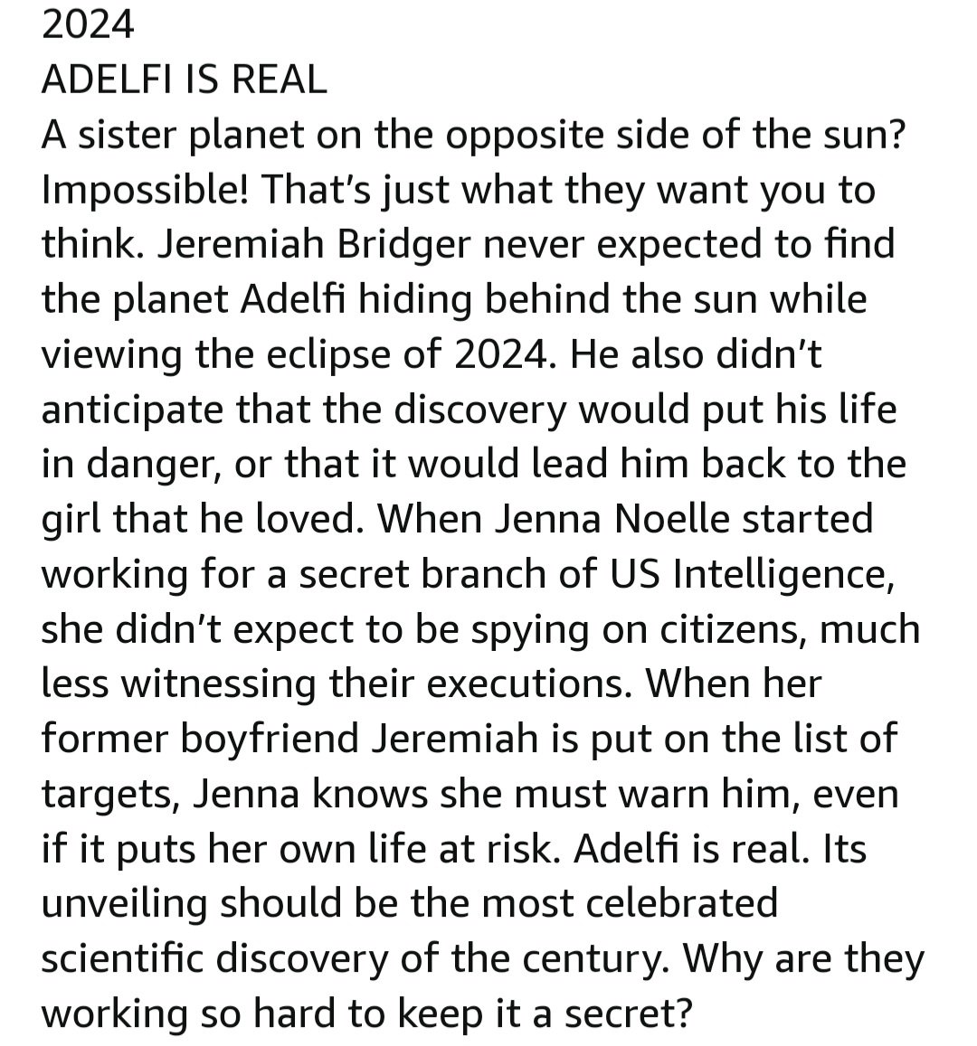teacherDWright's tweet photo. #eclipse2024 #fiction #sciencefiction #WhatToRead
https://t.co/XA7BTlN9fv https://t.co/jeRtDyEx8p