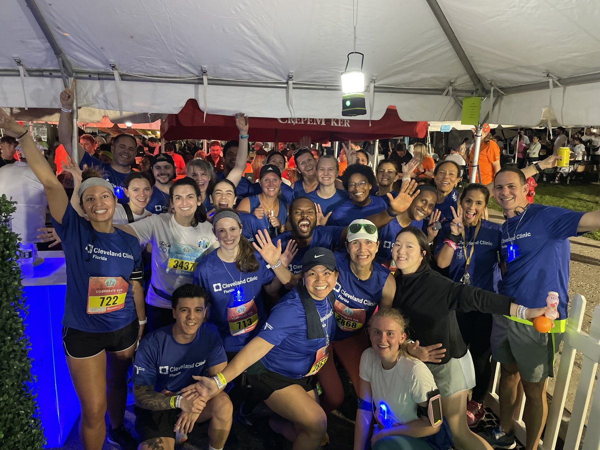 We're proud to have sponsored and been the official healthcare partner of the 2024 #LexusCorporateRun in #FortLauderdale. This year's race hosted over 4,000 participants from 182 companies. Shout out to the Cleveland Clinic in Florida team of 48 caregivers! 💙💚🏃‍♀️🏃‍♂️