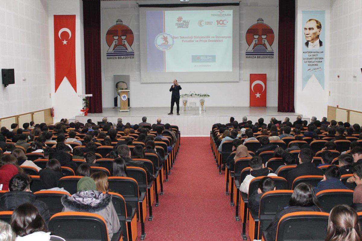 samsunarge's tweet photo. TÜBİTAK Bilim Söyleşileri kapsamında 19 Mayıs Ünv. Mühendislik Fakültesi Makine Mühendisliği Öğretim Üyesi Doç. Dr. Mevlüt GÜRBÜZ tarafından ''İleri Teknoloji Girişimcilik ve İnovasyon: Fırsatlar ve Proje Destekleri'' konulu söyleşi gerçekleştirildi. @samsunmem @muratagar60 https://t.co/Z5zlbBsAF4