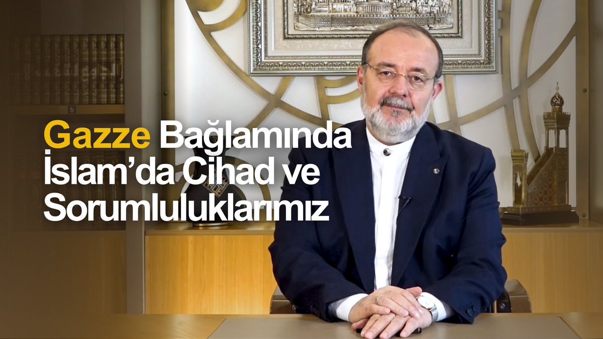 Gazze Bağlamında İslamda Cihad ve Sorumluluklarımız / Mehmet GÖRMEZ İzlemek için ⬇️ ytbe.app/go/IJa59mBt