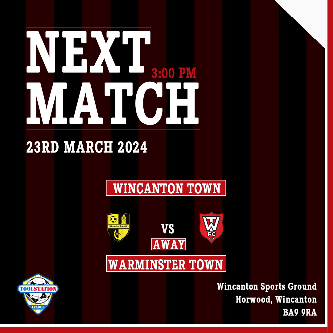 Next Match: Wincanton Town vs Warminster Town #warminster #football #soccer #nonleaguefootball #nonleague @tswesternleague