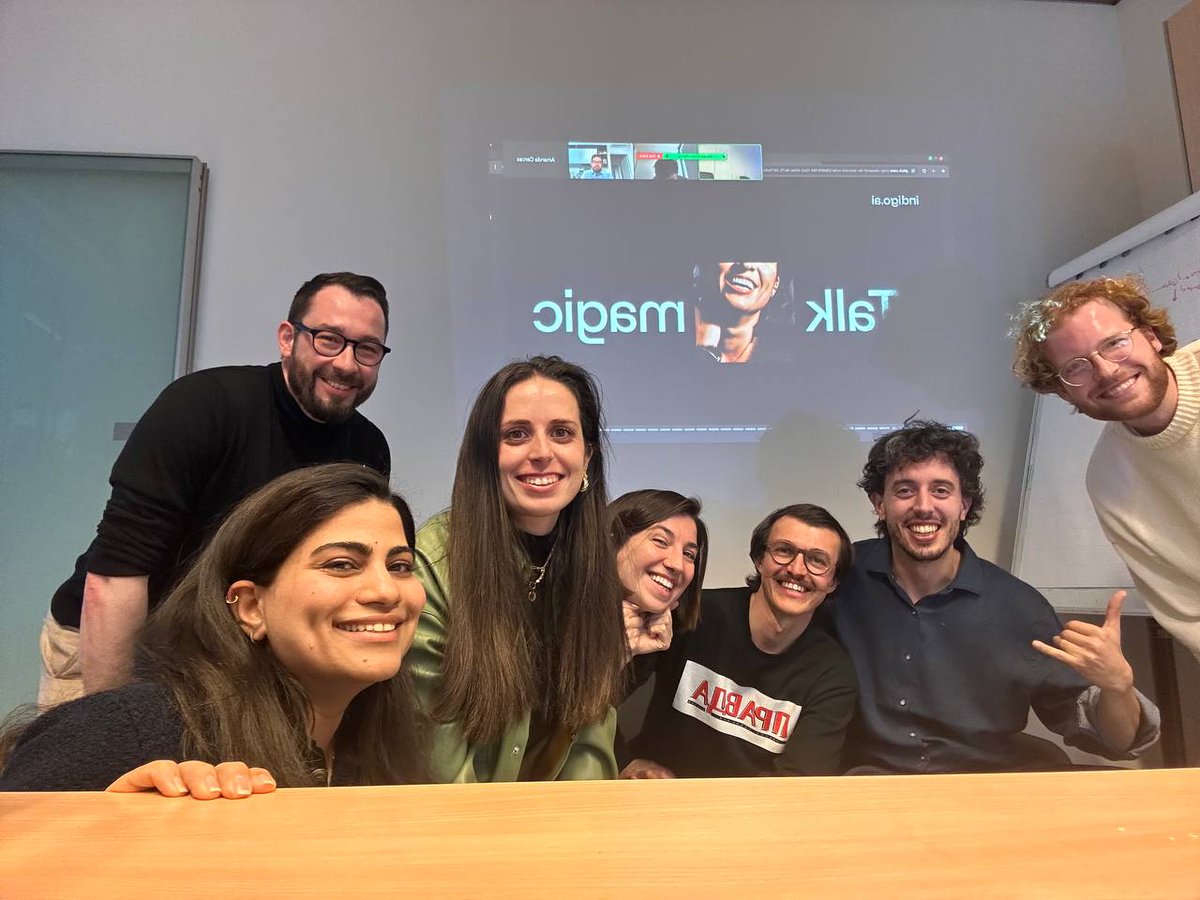 For our weekly @MilaNLProc lab seminar, it was a pleasure to have Enrico Bertino in person, the Chief AI Officer and Co-Founder of indigo.ai, a chatbot start-up in Milan. #NLProc