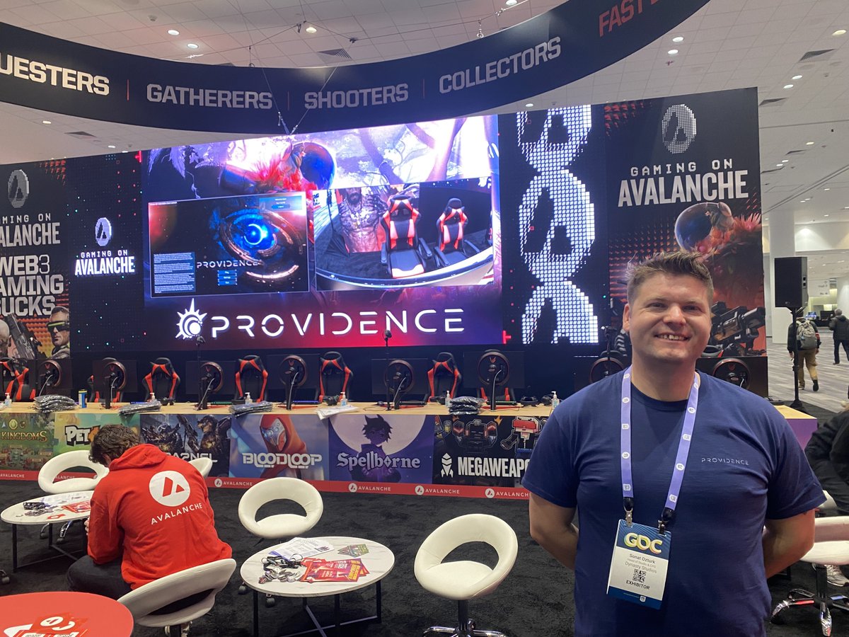 Look for this sigil, if you are at GDC!

Our team members will let you experience <a href="/PlayProvidence/">Providence</a> at <a href="/GamingOnAvax/">Avalanche Gaming 🔺</a> booth today!

You can get playtest keys, also!
(If you can push <a href="/Sonti82/">Sonat Ozturk</a> enough, he might even drop some alpha!)