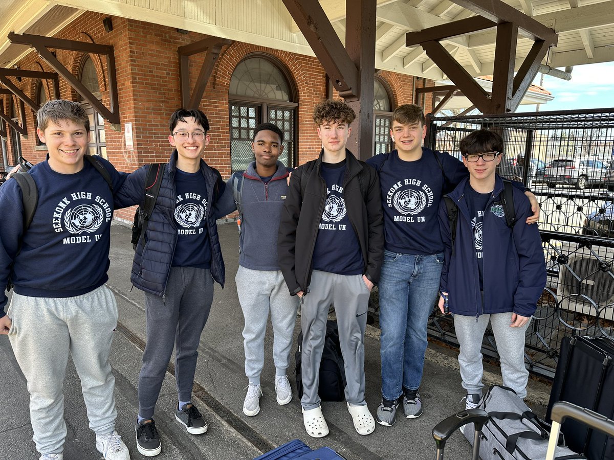 SeekonkModelUN's tweet photo. We’re excited to be heading to Boston for #EagleMUNCXII! 
See you soon @EagleMUNC! @SeekonkHS https://t.co/LOOuSCH14N