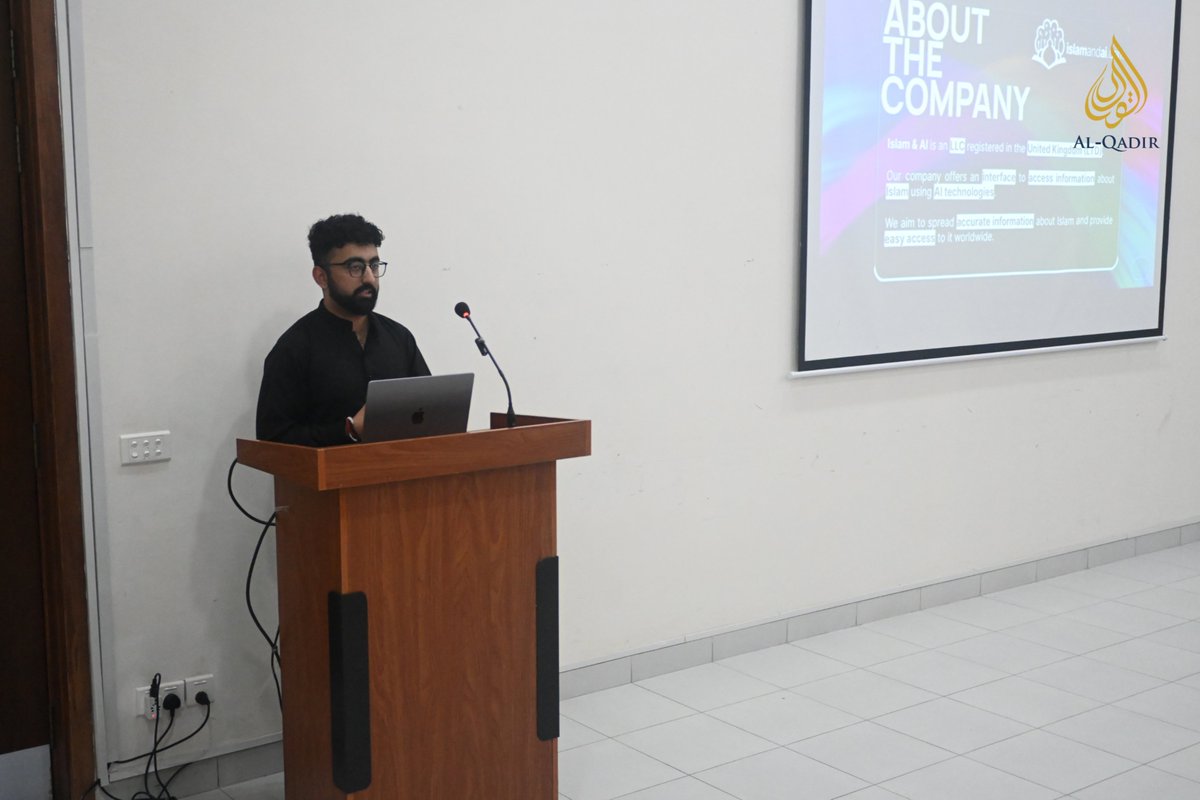 AlqadirUniTrstP's tweet image. Thrilled to host a seminar at Al-Qadir University Project Trust, exploring the fusion of Islam &amp;amp; AI. Thanks to Mr. Ali Zahid Raja, Founder of Islam &amp;amp; AI, for his enlightening insights! Stay tuned for more updates! #AQUPT #IslamAndAI #FaithMeetsTech 🕌🤖✨