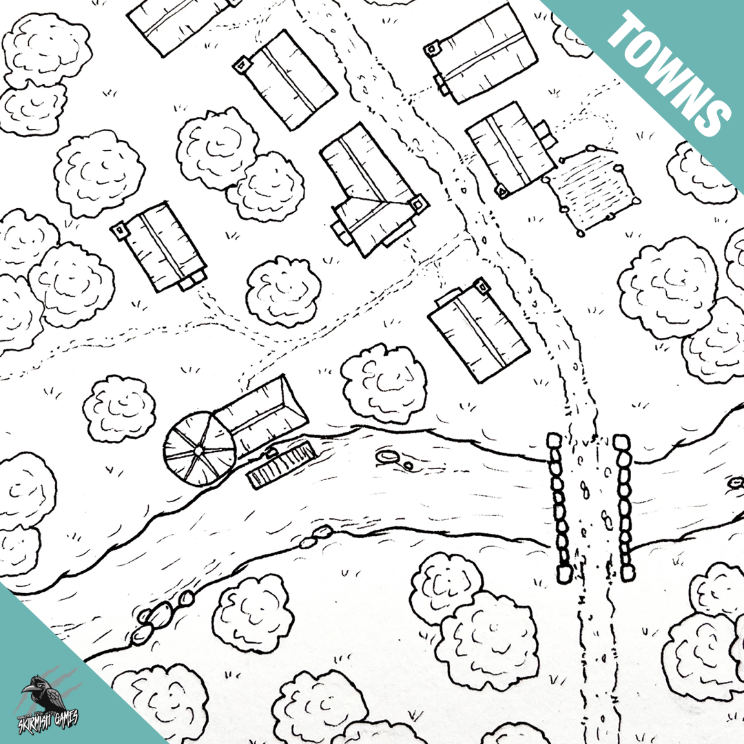 Our new Fantasy Town Map book is designed to help you create a fun map for your skirmish game, RPG, or novel. 

More videos coming - blogs/links to all map related here: tabletopskirmishgames.com/blogs/fantasy-… 

#tabletopgaming #drawmaps #fantasymap #worldbuilding #dnd #dungeonsanddragons