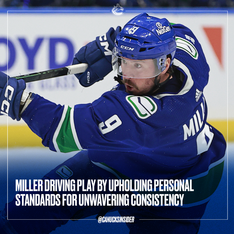 CanucksInsider's tweet photo. The final stretch of the NHL season is an important part of the schedule and with 12 games left in the regular season, J.T. Miller is focusing on his process.

FEATURE READ 👇