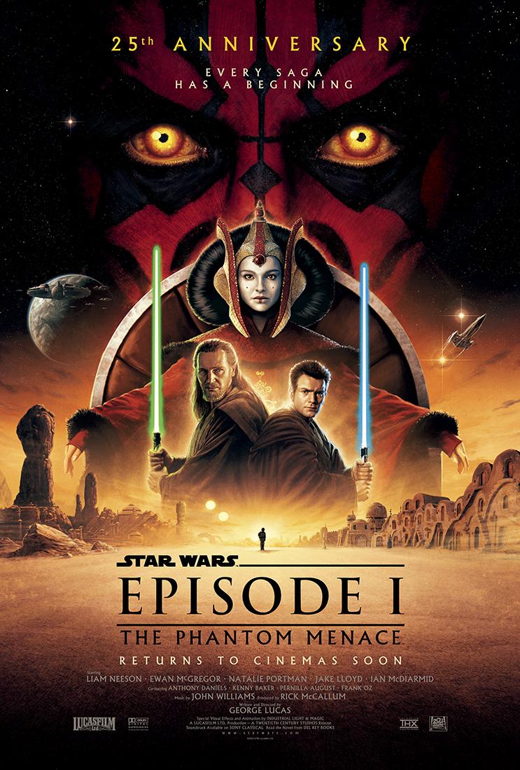 ¿Preparados para una carrera de vainas? 🛸

Durante el 4 y 5 de mayo celebra el 25 Aniversario de ‘Star Wars: La Amenaza Fantasma’ con su reestreno en V.O.S.E en cines seleccionados.