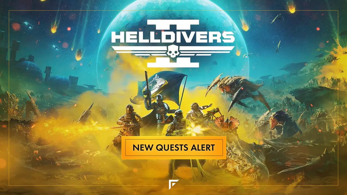 🚨 NEW QUESTS ALERT 🚨

Complete Steam achievements in Helldivers 2 to earn up to 6000 XPs with our new quests on forge.gg. 🎮

Quest link: forge.gg/home/featured-…
