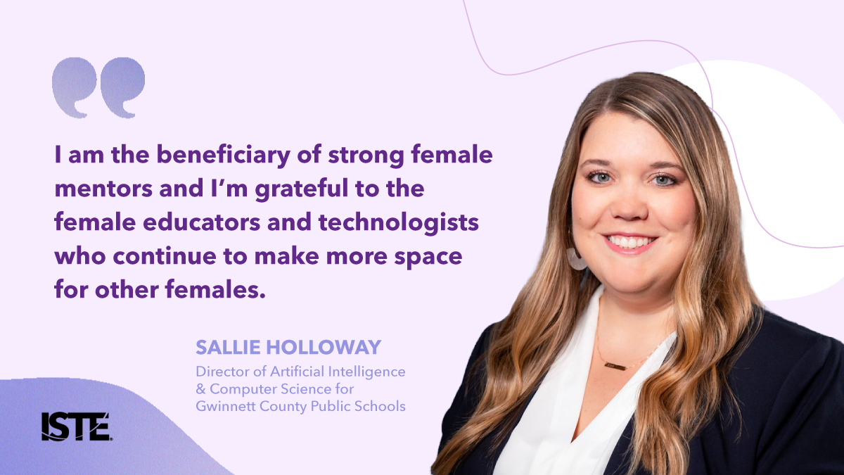 Meet Sallie Holloway, the visionary leader spearheading AI & Computer Science education at Gwinnett County Public Schools. With her bold leadership, she shapes the minds of over 180,000 students daily, setting a powerful example for women in #edtech. #WomensHistoryMonth