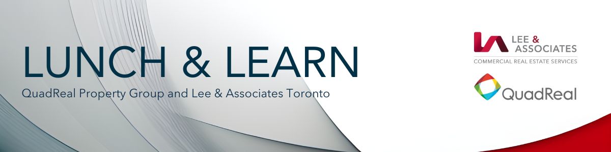 Lee &amp; Associates Team Toronto extends a warm thank you to QuadReal Property Group for an enlightening lunch and learn session at our Mississauga office! We gained some amazing insights into their exceptional portfolio.