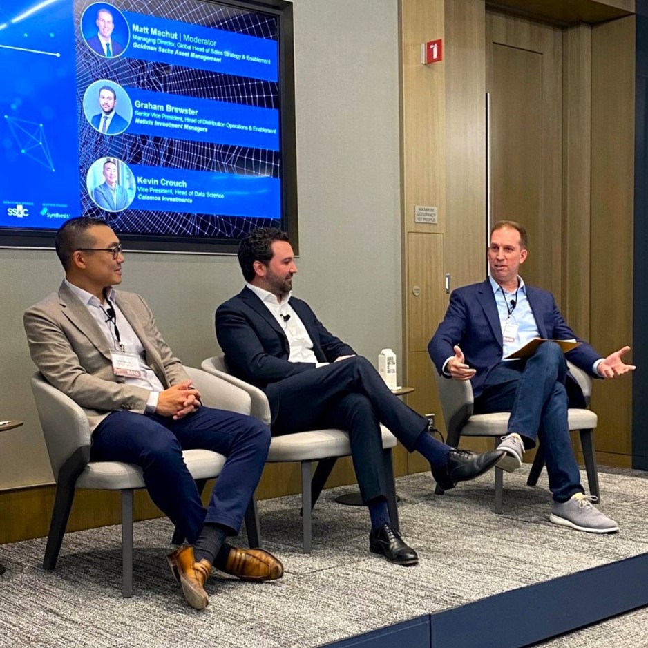 We’re proud to be a part of the conversation in data expertise — most recently at the @IMEAlliance Data Summit. Kevin Crouch, our Head of #DataScience, shared valuable insights on how Calamos views & leverages data to deliver excellence to our clients.