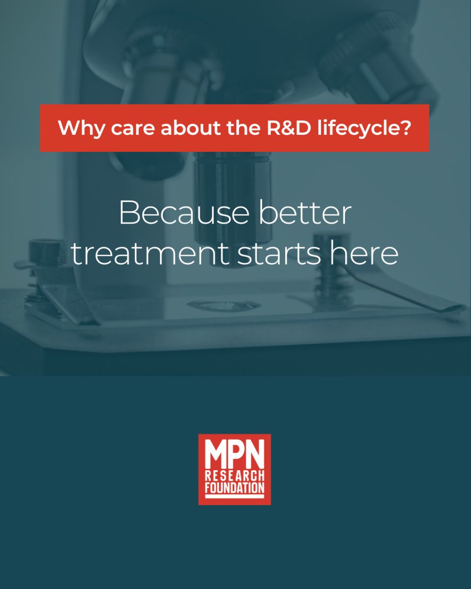 #Patientinvolvement in R&D isn't just beneficial; it's essential. By integrating #patientinsights, we ensure our efforts meet real #MPN needs, leading to more meaningful treatments & faster availability. Let's innovate together. mpnrf.info/3P2JAX2