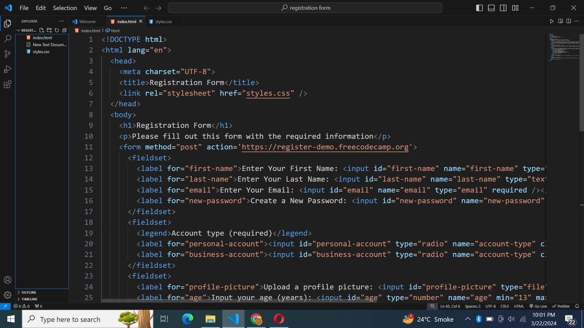 SyntaxSam405's tweet image. Update on Day4 and 05 . Just finished learning HTML and now starting to learn CSS! Learned some basic properties of CSS today. Excited to make my web projects look awesome! 💻✨

#webdev 
#CSS 
#html5